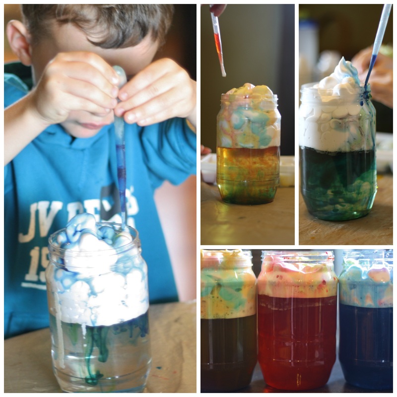 Hilary's Home Daycare - Clouds In a Jar Science