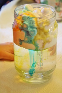 Preschool science Cloud In A Jar