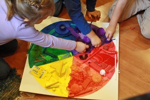 Preschool color wheel